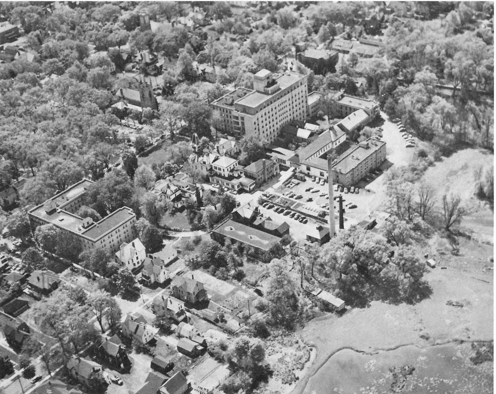 The Sayre campus in the 1940s.