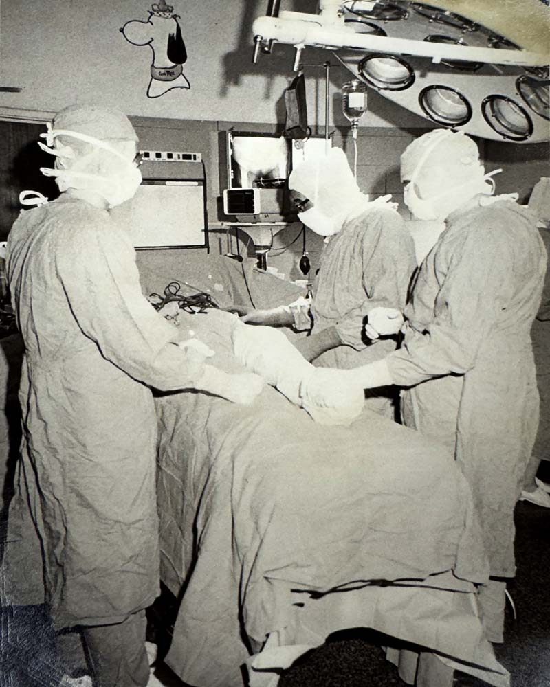 The OR team, 1970